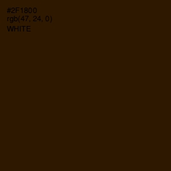 #2F1800 - Jacko Bean Color Image